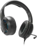 SPEEDLINK SL-450305-BK juhtmega &uuml;le-k&otilde;rva m&auml;nguk&otilde;rvaklapid m&uuml;rasummutava mikrofoniga, USB-A, 30mm draiverid, 1,8m kaabel, must