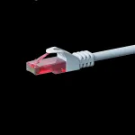 DSIT CAT6 v&otilde;rgukaabel, U/UTP, 1 meeter, valge, 100% vask (DC-62-010)