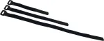 ACCESSORY BS-1 takjakinnitusega kaablivits 25x300mm must 10-pakk 30006031