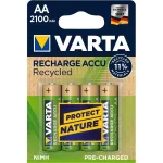 Varta Recharge Accu Recycled 56816 - Aku 4 x AA-t&uuml;&uuml;pi - NiMH - (laetav)