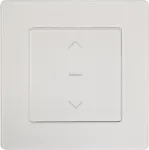 PowerRay PR-SCS-01 WiFi puutetundlik nutikas rullkardina l&uuml;liti, klaasraam valge