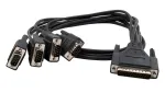 EXSYS kaheksajala kaabel 4 x 9-pin, 1 meeter pikk (EX-OPTC44-9-100)
