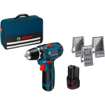 Bosch GSR 12V-15 Professional 1300 p/min 600 g Must, Sinine