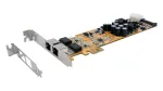EXSYS EX-6072POE-2 kahekordne Gigabit Ethernet PCIe kaart PoE-ga, madal profiil
