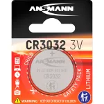 Ansmanni n&ouml;&ouml;pelement 3V liitium CR3032, 1 tk blisterpakendis (1516-0013)