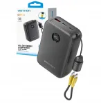 Kaasaskantav laadija Vention FKBB0-C 20000mAh akupank, 1x USB-A + 2x USB-C, must