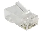 RJ-45 pistik Alantec WT118, RJ45 isane sirge, Cat5e, U/UTP (UTP), pooll&auml;bipaistev valge, pakk 100 tk