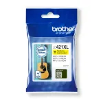 Brother LC-421XLY tindikassett 1 tk Originaal Suur (XL) j&otilde;udlusega Kollane