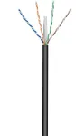 Microconnect KAB023-100 v&otilde;rgukaabel must 100 m Cat6 U/UTP (UTP)