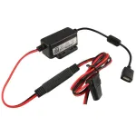 Mobiilseadme laadija RAM Mounts RAM-GDS-CHARGE-V7B1U &mdash; sisetingimustesse USB-laadija, 10&ndash;30 V sisend, 9 V max v&auml;ljund, 2,5 A, 1,2 m kaabel, must/punane