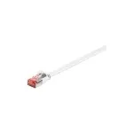 Wentronic Goobay CAT 6 lame patch-kaabel, U/FTP, valge, 7,5 m &ndash; vasest materjal (94920)
