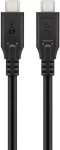 USB-kaabel Goobay 74207 USB 3.2 Gen 1 2m USB C Must