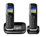 Panasonic KX-TGJ322GB juhtmevaba DECT-telefon automaatvastaja ja numbrituvastusega, 2 k&auml;siseadet, 250 kirjet, must
