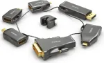 PureLink Adapter Ring suur - 6x HDMI - miniDP/DP/USB-C/Mini HDMI/Micro HDMI/DVI