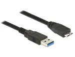 USB-kaabel DeLOCK 85073 USB 3.2 Gen 1 1,5 m USB A Micro-USB B must
