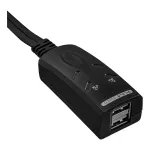 USB KM-l&uuml;liti klaviatuurile ja hiirele InLine 60603I