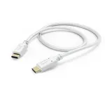 Hama laadimiskaabel, USB-C - USB-C, 1,5 m, valge