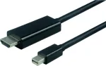 VALUE - Videokaabel - DisplayPort / HDMI - Mini DisplayPort (M) to HDMI (M) - 1 m - Varjestatud - Must (11.99.5795)