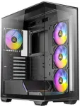 Antec Constellation Series C3 ARGB - Mid tower - ATX - Seitenteil mit Fenster (geh&auml;rtetes Glas) - keine Spannungsversorgung - Schwarz - USB/Audio (0-7