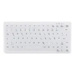 Contour Design Active Key Contour ClassicClean meditsiiniline klaviatuur IP68 Mini traadita valge DE C4110