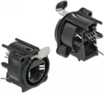 DeLOCK D-t&uuml;&uuml;pi moodul RJ45 pesa joote&uuml;hendusega Must Emane 25mm