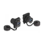 DeLOCK D-t&uuml;&uuml;pi moodul USB 3.2 Gen 1 A-t&uuml;&uuml;pi emane kuni A-t&uuml;&uuml;pi emane IP67