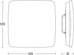 Kohalolekuandur Steinel True Presence KNX Multisensor UP 056353 &mdash; laes s&uuml;vistatav, KNX-&uuml;hilduv