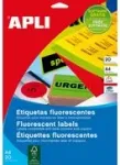 Sildi kleebised agipa Adress-Etiketten 99.1 x 67.7 mm neoonkollane &auml;&auml;risega &uuml;marad nurgad mitteeemaldatav &ndash; 1 tk