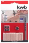 kwb 028086 puidupuuride keerdpuuride komplekt, 31 tk