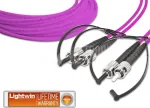 Lightwin LDP-50 ST-ST 3.0 OM4 kiudoptiline kaabel 3 m violetne (LDP-50 ST-ST 3.0 OM4)