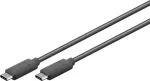 USB-kaabel S/CONN 77140-1.5 USB 3.2 Gen 1 1,5 m Must