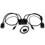 StarTech.com 2-pordiline USB VGA kaabel KVM-l&uuml;liti &ndash; USB-toitega, kaugl&uuml;litiga