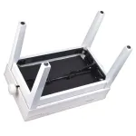 V-TONE ŁAWA 2 WH - piano bench with storage compartment and K&otilde;rgus adjustment, Valge