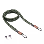 C-ROPE Traveler Paracord kaamerarihm, 100 cm, Military Olive