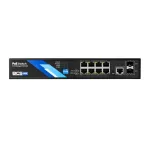BCS B-SP08G-2SFP-M Hallatav Layer 2 t&ouml;&ouml;stuslik Etherneti l&uuml;liti, 8 Gigabit porti, 2 SFP pesa, DIN r&ouml;&ouml;pale