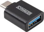 Schwaiger USB-adapter USB 3.1 Type-C isane USB 3.0 Type-A emane must (CAU310 533)