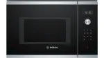 Sisseehitatud ainult mikrolaineahi Bosch Serie 6 BFL554MS0 &mdash; 900 W, 25 L, p&ouml;&ouml;rd- ja puutetundlikud juhtnupud, roostevaba teras/must