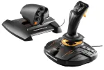 Thrustmaster T-16000M FCS Hotas Must, Oranž USB Juhtkangi Analoog/Digitaalne PC