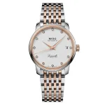 MIDO Baroncelli III Lady Diamonds naiste automaatkell M027207220160 33mm roosakuldne PVD