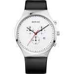 Bering Meeste Klassikaline Kvartskell 40mm Roostevaba Teras Sinine Sihtv&otilde;rk 14740-404