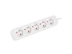 LANBERG PS0-05E-0150-W 1,5M Valge 5X 230V Lanter PIKENDUSJUHEM T&Auml;ISVASKIST