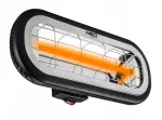 NEO TOOLS 90-032 elektriline ruumisoojendi infrapuna sise- ja v&auml;listingimustes 2000 W must
