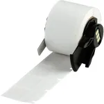 Brady M6-20-362 V&otilde;ltsimiskindlad metalliseeritud pol&uuml;estrist sildid, H&otilde;bedane, L&auml;ikiv, 25,40 x 50,80 mm, P&uuml;siv akr&uuml;&uuml;l, 100 silti/rull