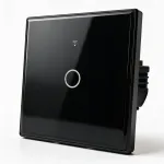 Qoltec Smart Touch valgusl&uuml;liti 1-kohaline Wi-Fi taimer Tuya valge