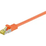 V&otilde;rgukaabel Goobay RJ-45 CAT7 0,25 m oranž S/FTP