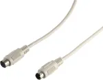 S CONN MAXIMUM CONNECTIVITY ShiverPeaks PS/2 pikenduskaabel, 6-pin Mini DIN isane to emane, 3,0 m, must 78106-3
