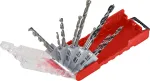 kwb 109154 m&uuml;&uuml;ritise puuriterade komplekt, 9 osa, 4/6/8 mm, k&otilde;vametallotsikutega, DIN 8039