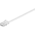 Wentronic Goobay CAT 6 lame &uuml;henduskaabel, U/UTP, valge, 2 m &ndash; vasest materjal (95152)