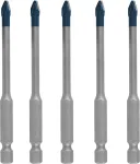 Puuriterade komplekt Bosch EXPERT HEX-92608900598 &mdash; 5 tk k&otilde;vale keraamikale