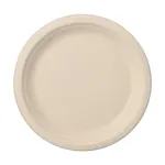PAPSTAR Pure suhkruroost taldrik, &uuml;mmargune, 230 mm, 50 tk, kompostitav, mikrolaineahjus kasutatav 89866